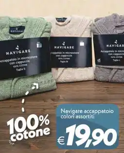 Iper Super Conveniente Navigare accappatoio colori offerta