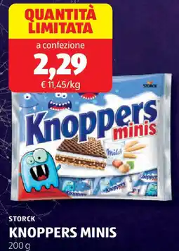 ALDI Storck knoppers minis offerta