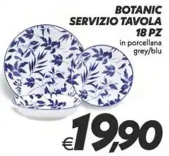 Iper Super Conveniente Botanic servizio tavola offerta