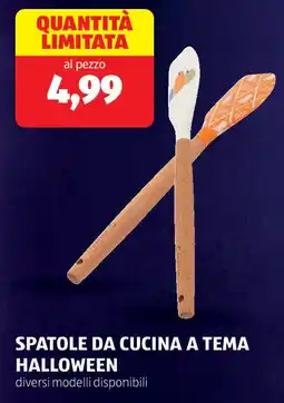 ALDI SPATOLE DA CUCINA A TEMA HALLOWEEN offerta