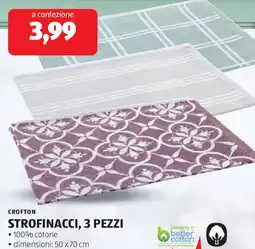 ALDI Crofton strofinacci, 3 pezzi offerta