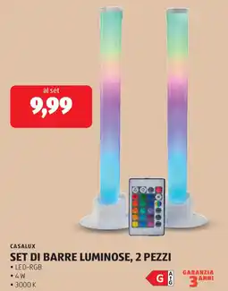 ALDI Casalux set di barre luminose, 2 pezzi offerta