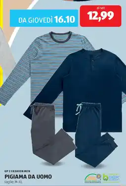 ALDI Up 2 fashion men pigiama da uomo offerta