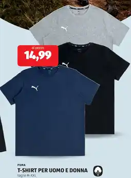 ALDI Puma t-shirt per uomo e donna offerta