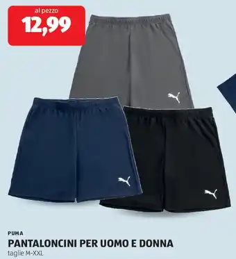 ALDI Puma pantaloncini per uomo e donna offerta