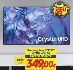 Iper Super Conveniente Samsung Smart TV 55" Crystal UHD 4K offerta