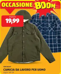 ALDI Topcraft camicia da lavoro per uomo offerta