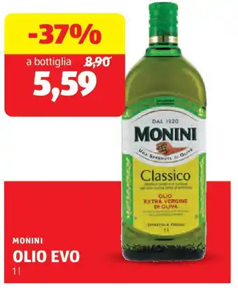 ALDI Monini olio evo offerta