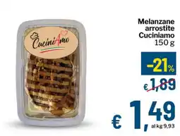 Qui Discount Melanzane arrostite Cuciniamo offerta