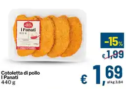 Qui Discount Cotoletta di pollo I Panati offerta