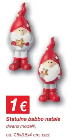 KiK Statuina babbo natale offerta