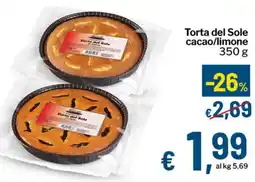 Qui Discount Torta del Sole cacao/limone offerta