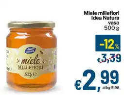 Qui Discount Miele millefiori Idea Natura vaso offerta