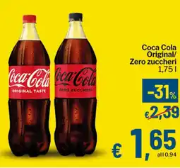 Qui Discount Coca Cola Original/ Zero zuccheri offerta
