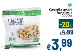 Qui Discount Carciofi a spicchi Igela busta offerta