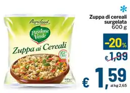 Qui Discount Agrifood Zuppa di cereali surgelata offerta