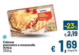 Qui Discount Calzone pomodoro e mozzarella Artica offerta
