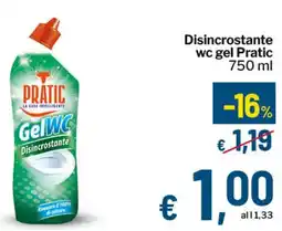 Qui Discount Disincrostante wc gel Pratic offerta