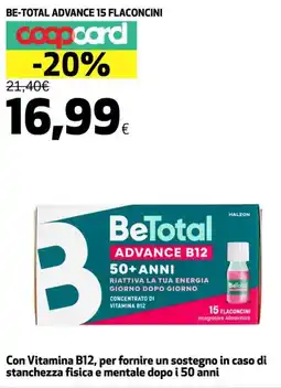 Coop BE-TOTAL Advance 15 flaconcini offerta