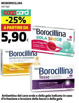 Coop Neo borocillina offerta