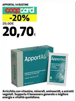 Coop Apportal 14 bustine offerta