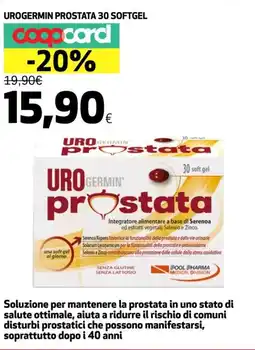 Coop Urogermin prostata 30 softgel offerta