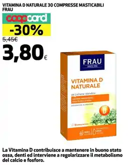 Coop Vitamina d naturale 30 compresse masticabili FRAU offerta