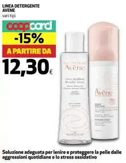 Coop Linea detergente AVENE offerta
