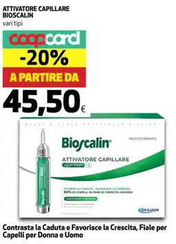 Coop Attivatore capillare BIOSCALIN offerta