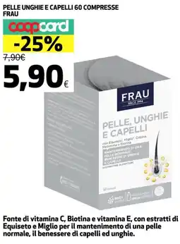 Coop Pelle unghie e capelli 60 compresse FRAU offerta