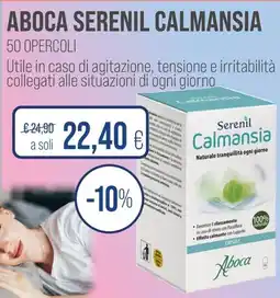 Coop Aboca serenil calmansia 50 opercoli offerta