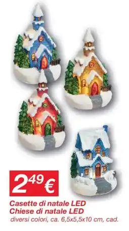 KiK Casette di natale LED Chiese di natale LED offerta