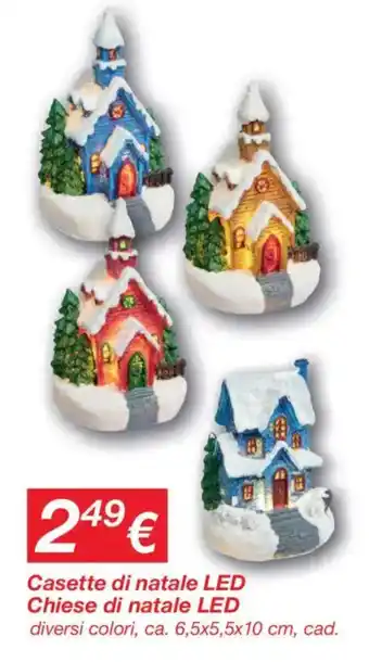 KiK Casette di natale LED Chiese di natale LED offerta