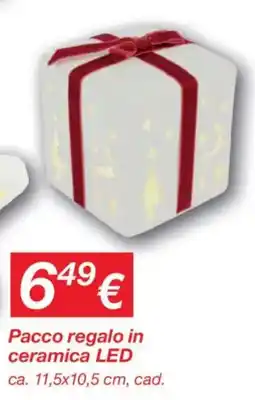 KiK Pacco regalo in ceramica LED offerta