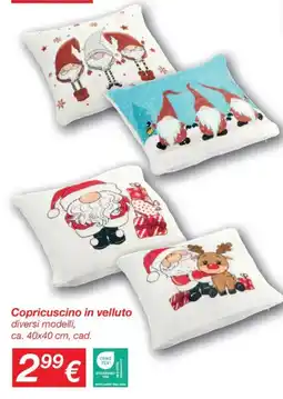 KiK Copricuscino in velluto offerta