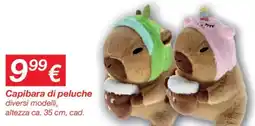 KiK Capibara di peluche offerta