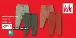 KiK Pantaloni jogging baby offerta