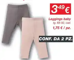 KiK Leggings baby conf. da 2 pz. offerta