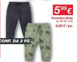 KiK Pantaloni baby conf. da 2 pz. offerta