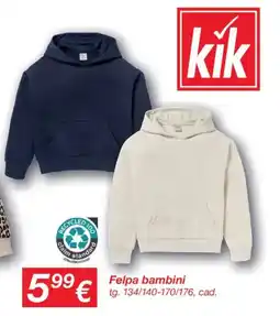 KiK Felpa bambini offerta
