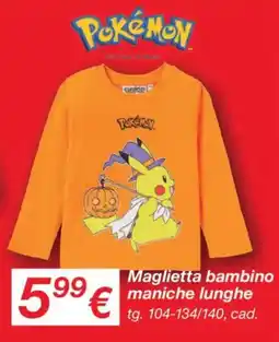 KiK Maglietta bambino maniche lunghe offerta