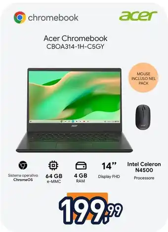 Acer Chromebook CBOA314-1H-C5GY