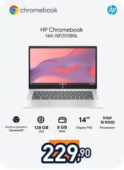 Unieuro HP Chromebook 14A-NFO018NL offerta