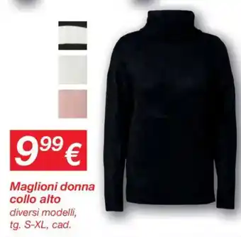 KiK Maglioni donna collo alto offerta