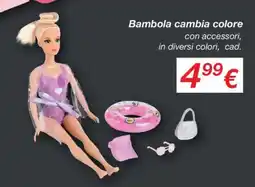 KiK Bambola cambia colore offerta