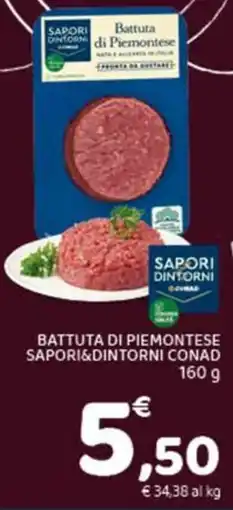 Conad Battuta di piemontese SAPORI&DINTORNI CONAD offerta