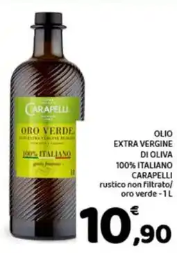 Conad Olio extra vergine di oliva 100% italiano CARAPELLI offerta