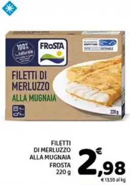 Conad Filetti di merluzzo alla mugnaia FROSTA offerta
