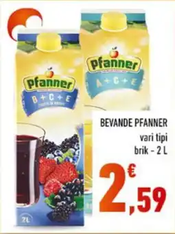 Conad Bevande PFANNER offerta