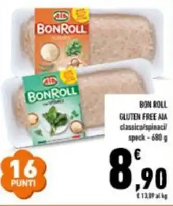 Conad Bon roll gluten free AIA offerta